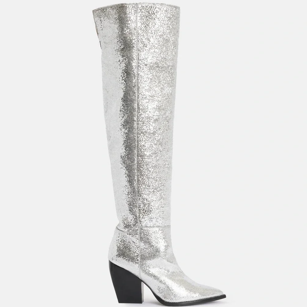 ALL SAINTS Leather OTK Boots
